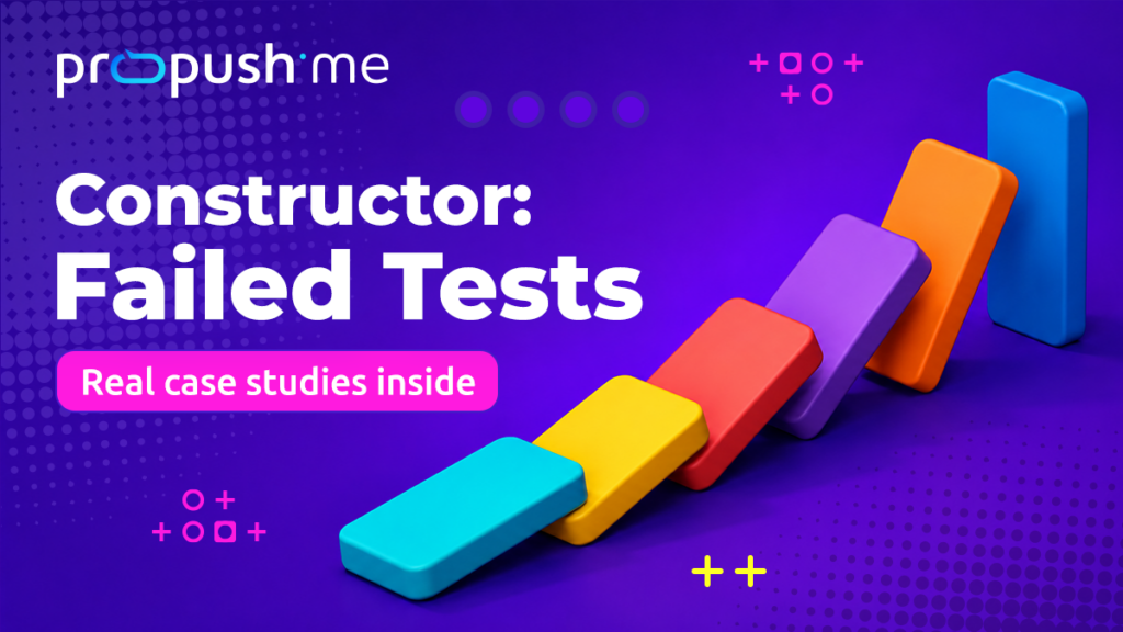 See 6 real A/B testing failures on Constructor landing pages – the data, the mistakes, and the lessons that saved future tests from repeating them.
